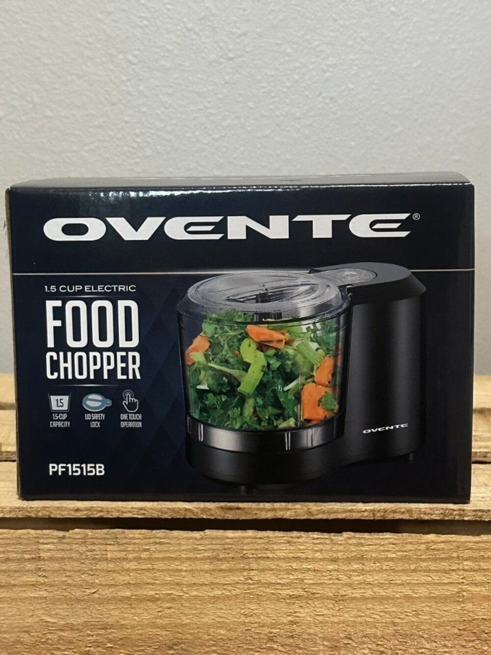 Ovente Electric Food Chopper, 1.5 Cup, NWT